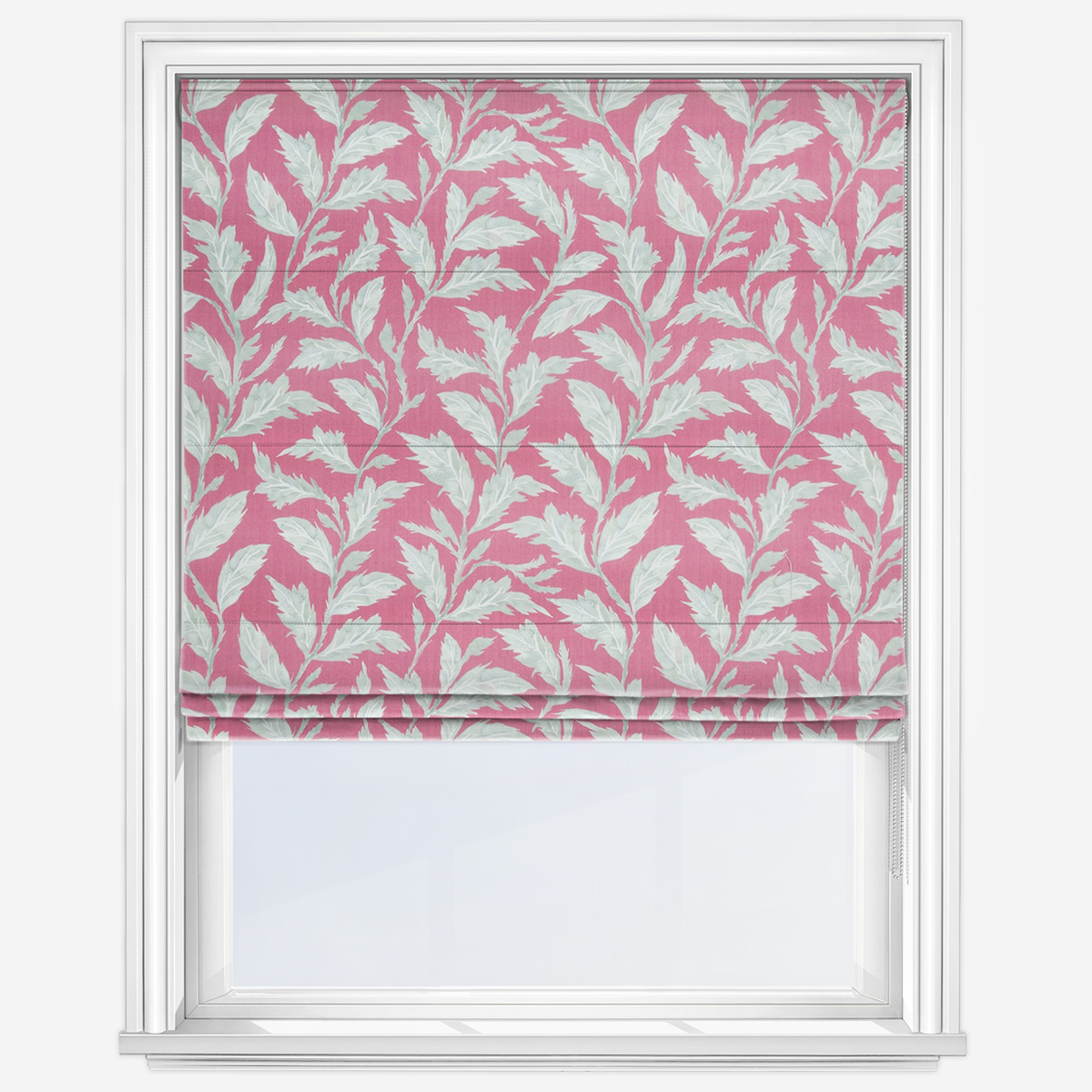 Voyage Eildon Fuchsia Roman Blind Blinds Direct
