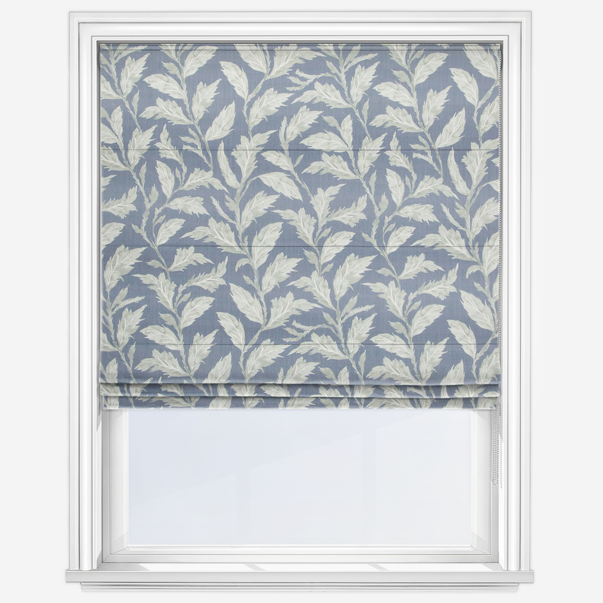 Voyage Eildon Navy Roman Blind Blinds Direct