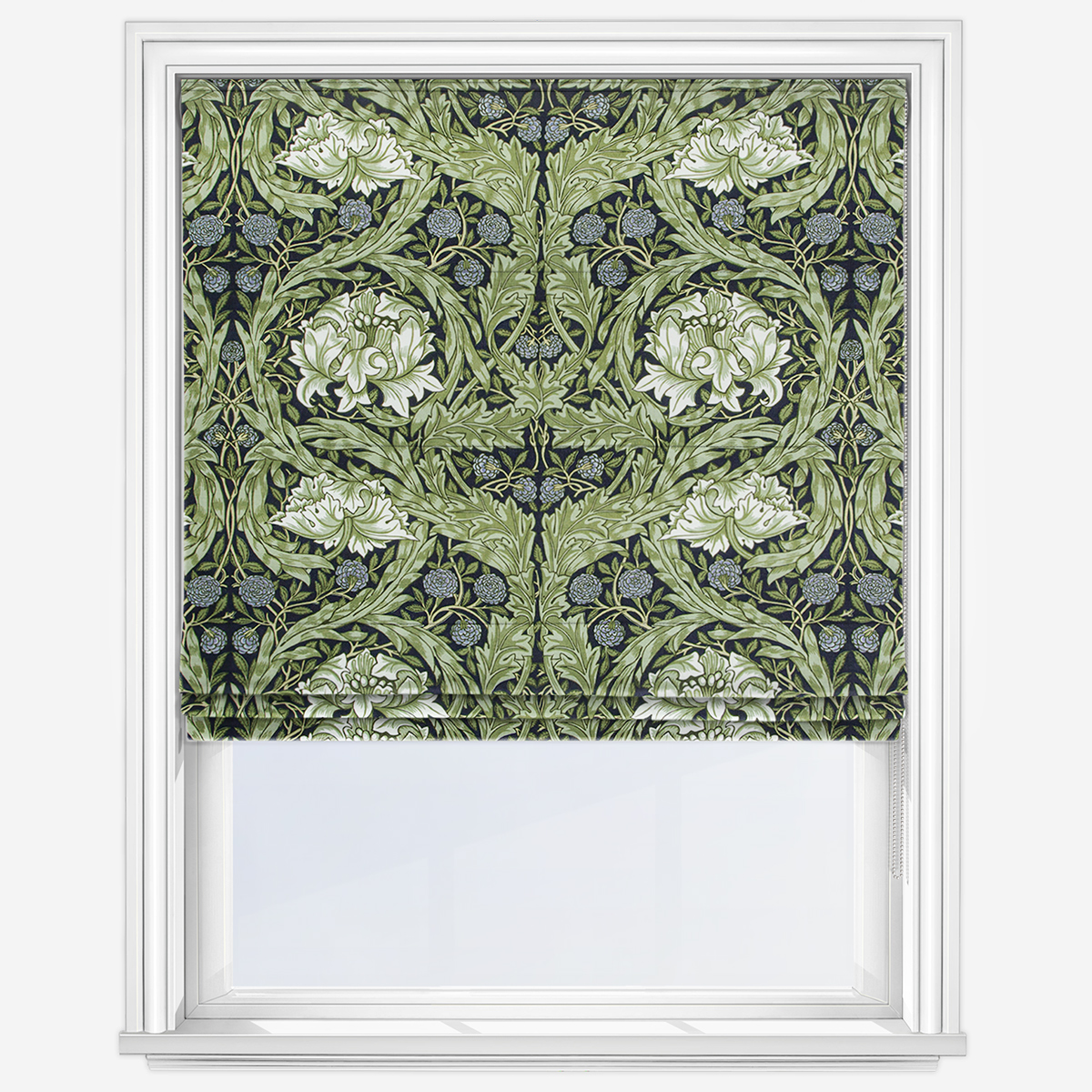William Morris At Home African Marigold Cornflower Roman Blind | Blinds ...