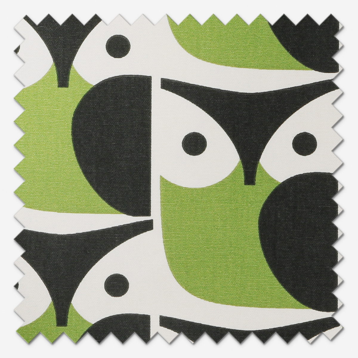 Orla Kiely Owl Chalky Green Roman Blind Blinds Direct