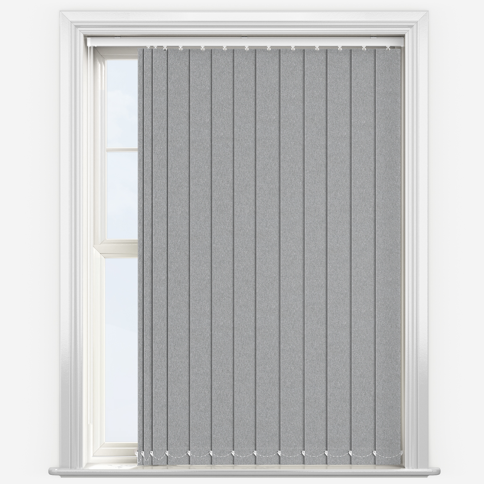Denim Stone Wash Vertical Blind Replacement Slats Blinds Direct